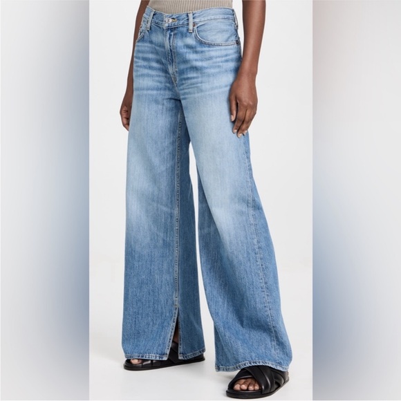 Re/Done Denim - RE/DONE Originals Low Rider Loose Vintage Flow REVOLVE Ankle Slit 32 / 14 Baggy